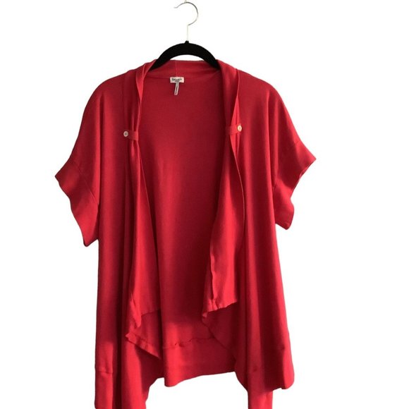 SPLENDID Bright Pink SUPER SOFT Open Flowy Cardigan- Size Medium - Picture 5 of 10